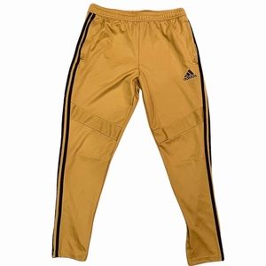 Men’s Gold Adidas Athletic Sweatpants